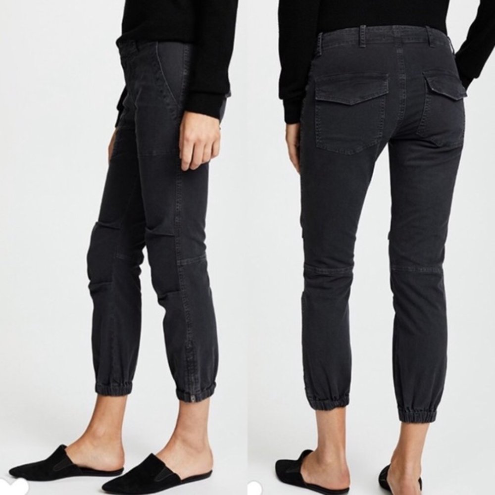 Nili Lotan Cropped French Military Pants Cargo Midrise Size 0